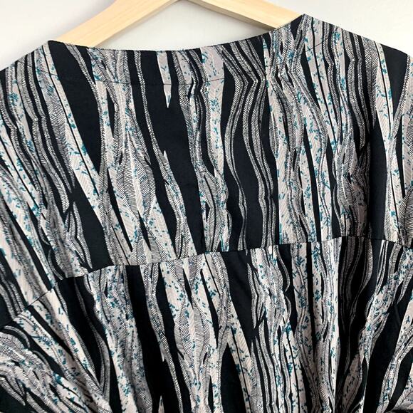 W118 by Walter Baker Printed Batwing Dress S Small - Picture 7 of 9